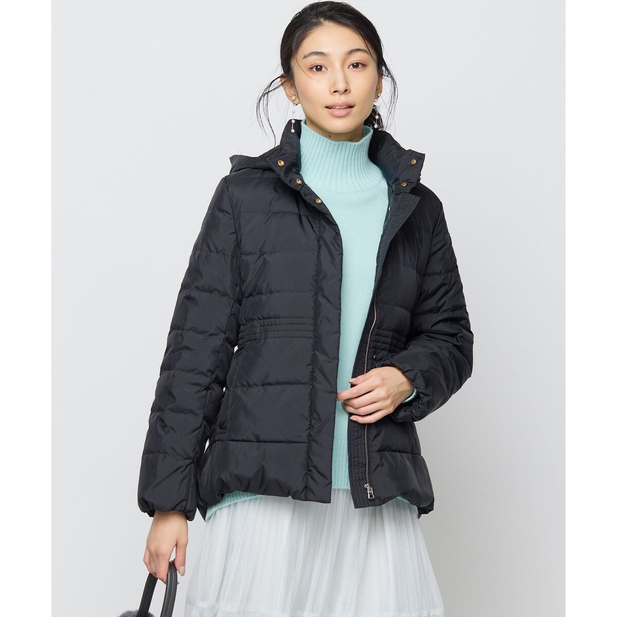 【洗える・2WAY】ライトタフタショートダウン　組曲　kumikyoku 洗える・2WAY】ライトタフタショートダウン / 組曲