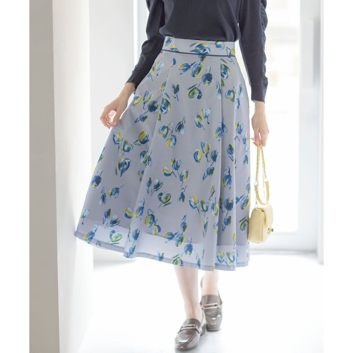 組曲　チューリッププリント フレアスカート チューリッププリント フレアスカート | 組曲(KUMIKYOKU) | マルイ