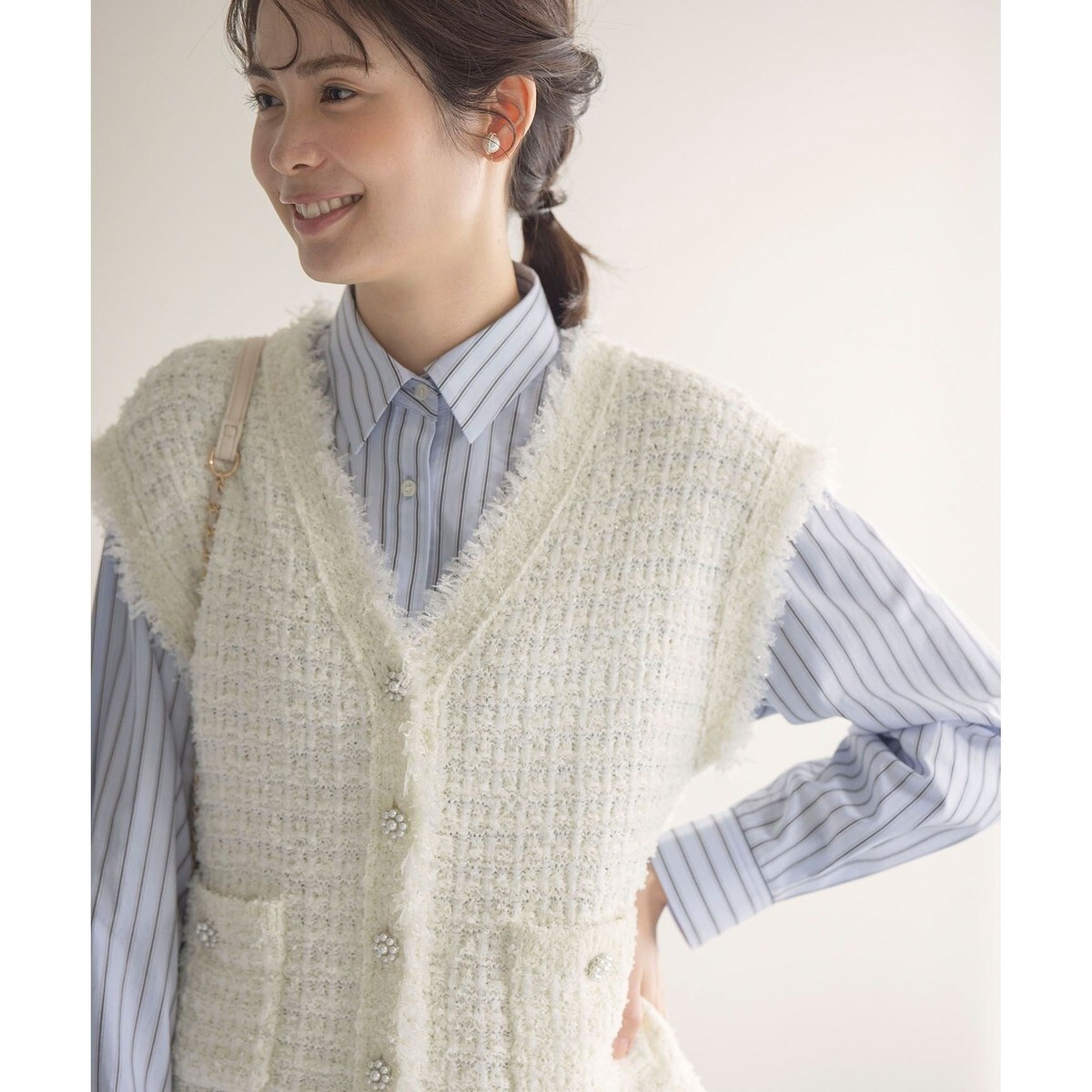 JOURNAL STANDARD relume マクラメ編みフリンジベスト JOURNAL STANDARD relume｜マクラメ編みフリンジベスト