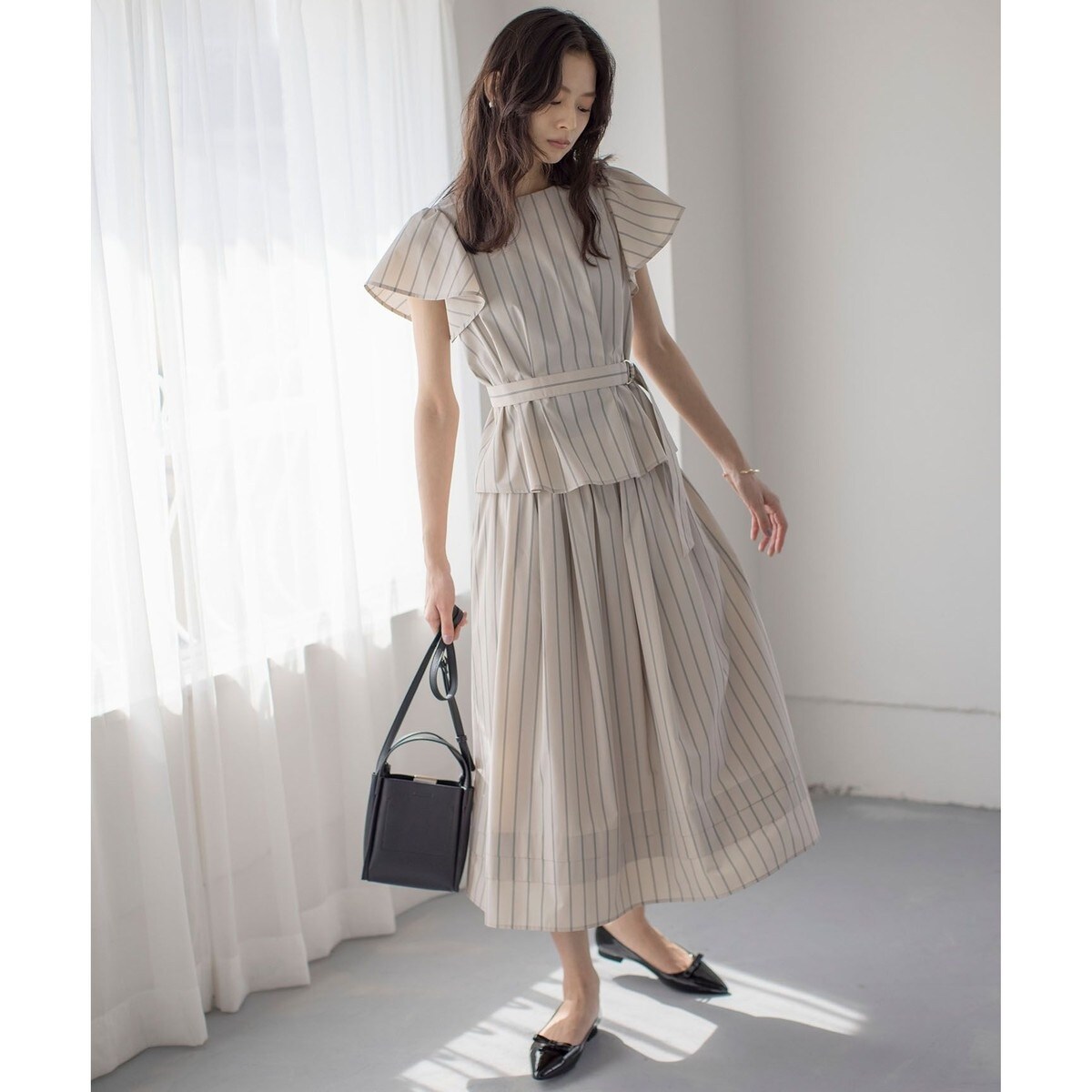 ◇【WEB限定】【ne Quittez pas/ヌキテパ】ティアードワンピース