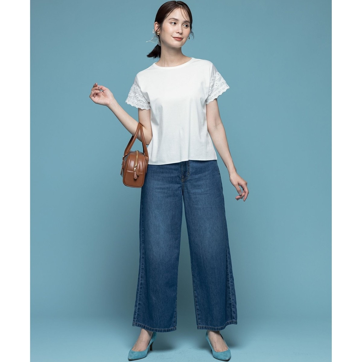 bon_meur:〈洗濯機可能〉コクーン シルエット デニム パンツ