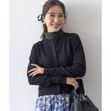 クルミボタン ニットカーディガン