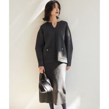 【加藤ローサさん着用】スムースストレッチニットアップ