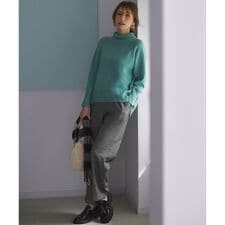 【加藤ローサさん着用】ツイル起毛ストレート パンツ