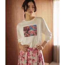 【Flower Collection】プリントロングTシャツ