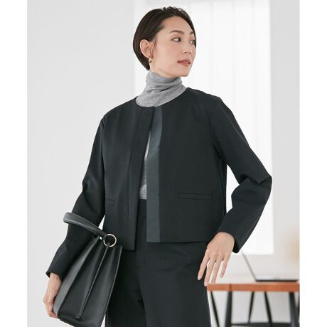 Sサイズ有】360°FREEウォッシャブノーカラージャケット | 自由  