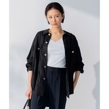 【セット可/洗える】テンセルデニム シャケット