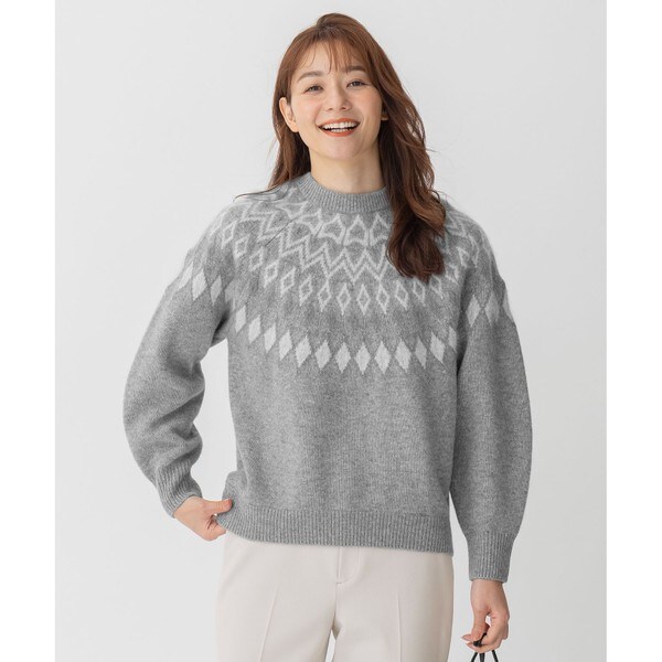 フェアアイル クルーネックニット | 自由区(JIYU-KU) | マルイウェブ