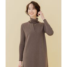 【WEB限定/セット着用可】セミウーステッド タートルネック