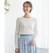 【XSサイズ~/洗える】レーヨンストレッチ プルオーバーニット