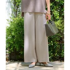【洗える・XSサイズあり】ライト2WAYストレッチワイド パンツ
