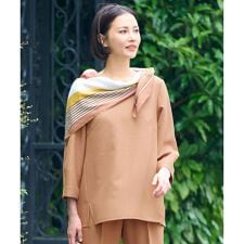 【セットアップ対応・洗える】ハニカムクロス  ブラウス