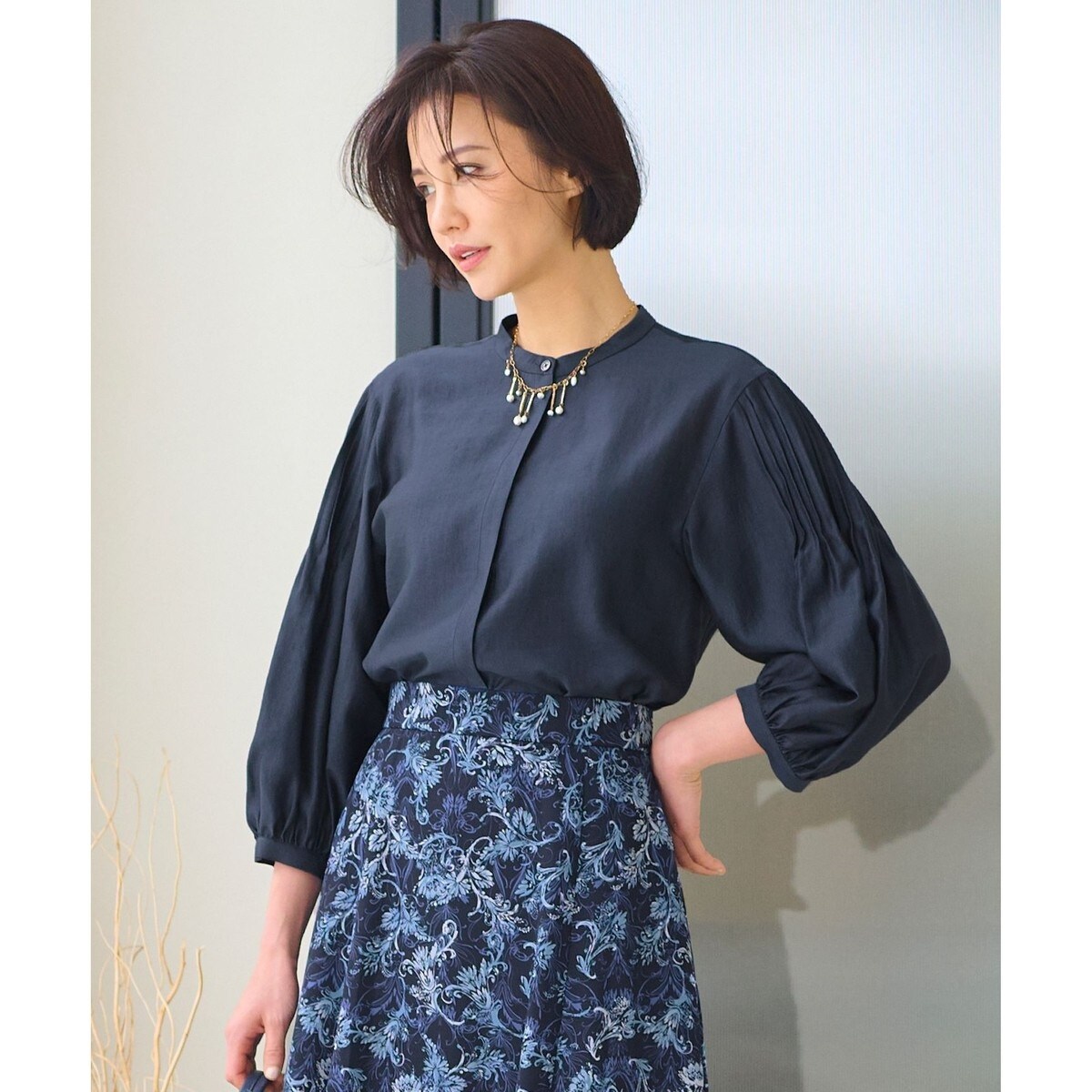 自由区（JIYU−KU）/【洗える】エアーフロストタンブラー ブラウス 洗える】エアーフロストタンブラー ブラウス | 自由区(JIYU-KU