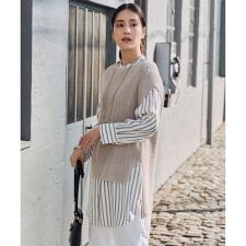 【洗える】SOMELOSテンセルチュニック シャツ