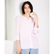 【洗える】SOMELOSテンセルスキッパー ブラウス