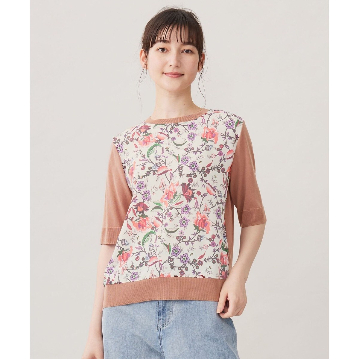 【WEB限定カラー有】コットンパールニット プルオーバーニット 自由区｜【WEB限定カラー有】コットンパールニット プルオーバー