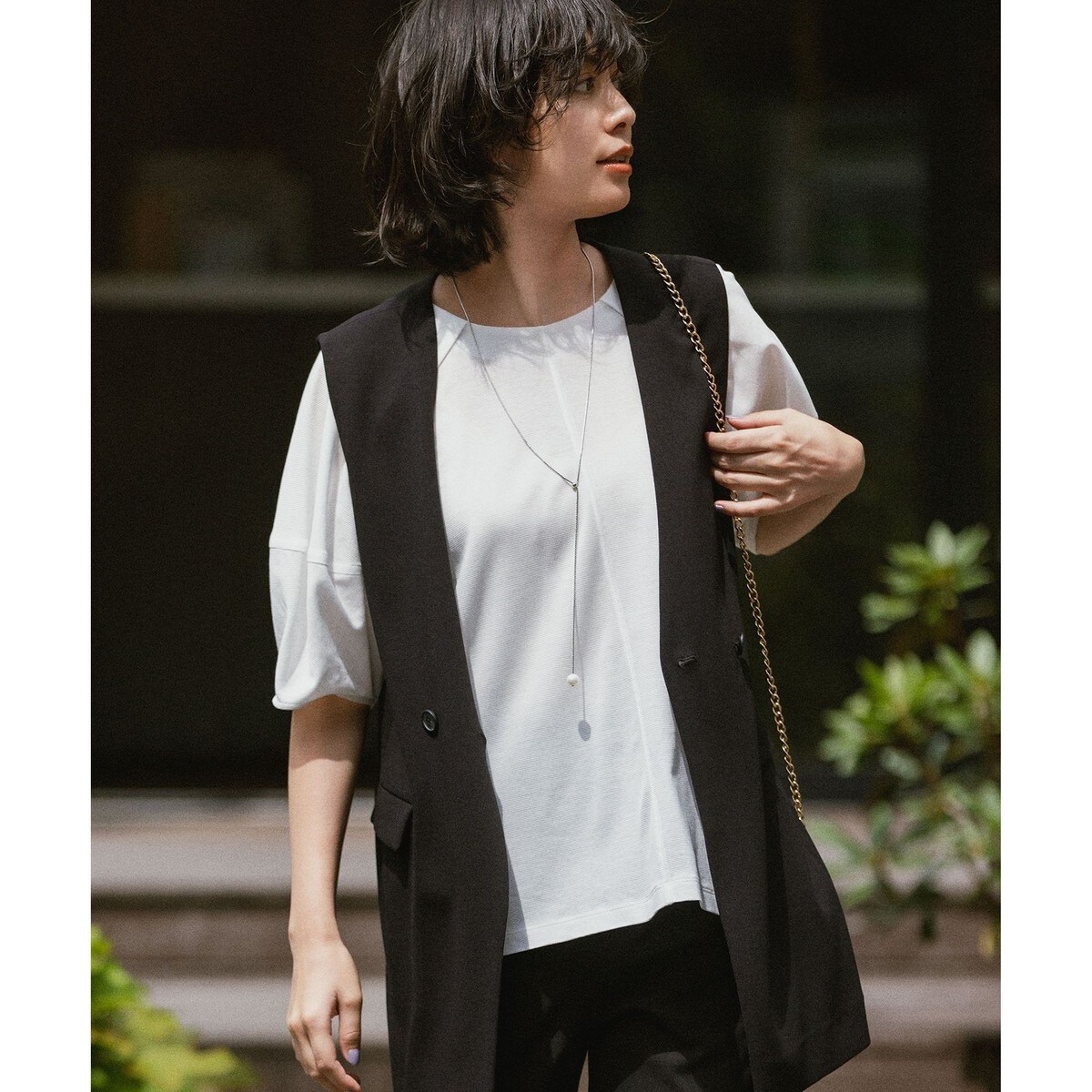 tシャツ 「洗える」リヨセルコットンストライプ カットソー レディース セール】【洗える】リヨセルコットンストライプ カットソー（T