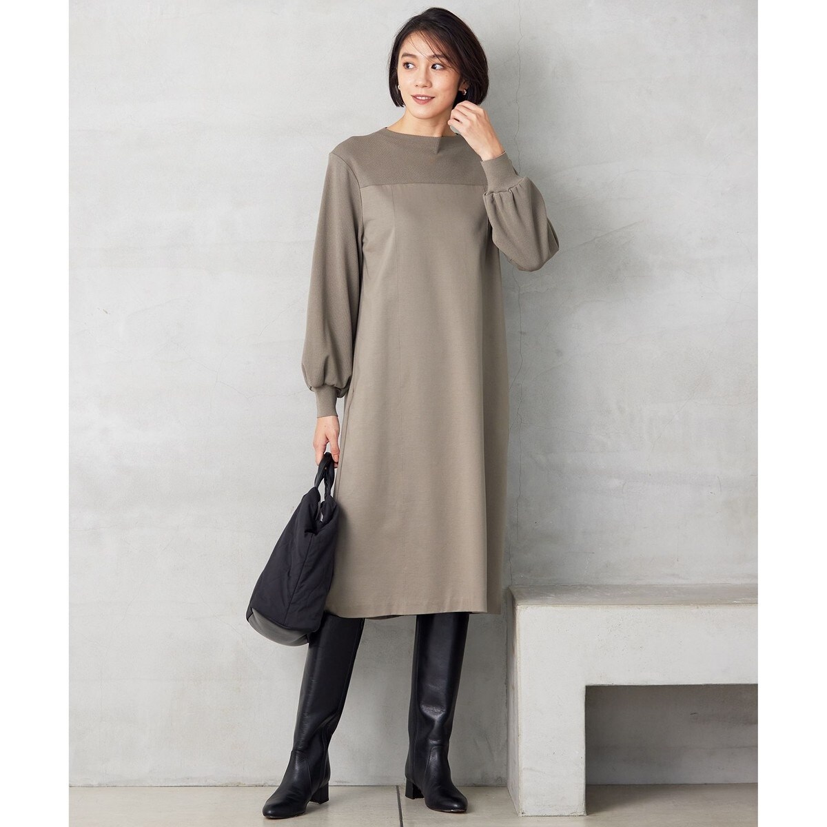 ★新品未使用タグ付き★ 自由区 キュプラリネンシャンタン ワンピース 売約済み XSサイズ~/洗える】キュプラリネンシャンタン ワンピース / 自由