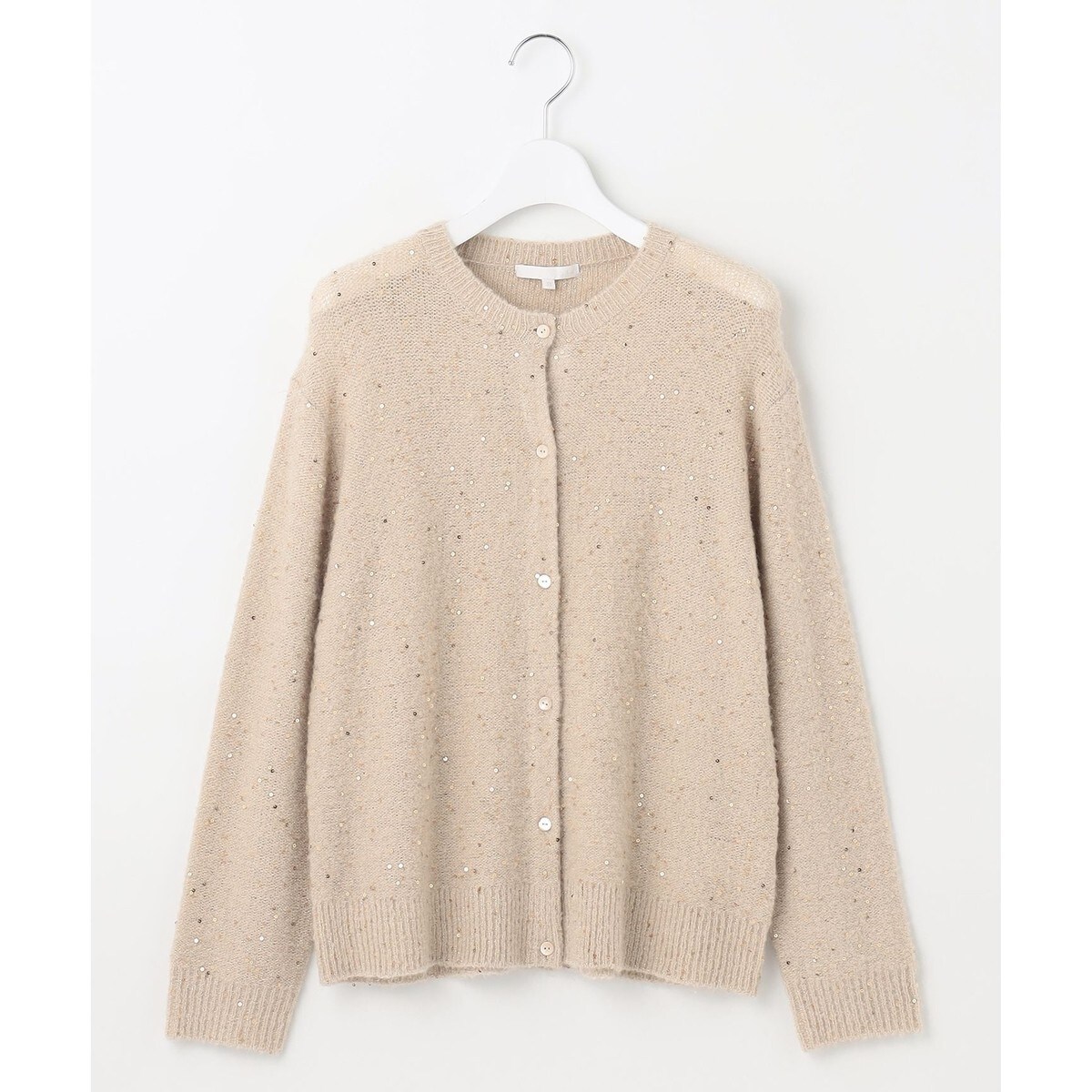 23区新品未使用スパンコールニット カーディガンサイズ38 スパンコールニット カーディガン（KRWOCW0558） | 23