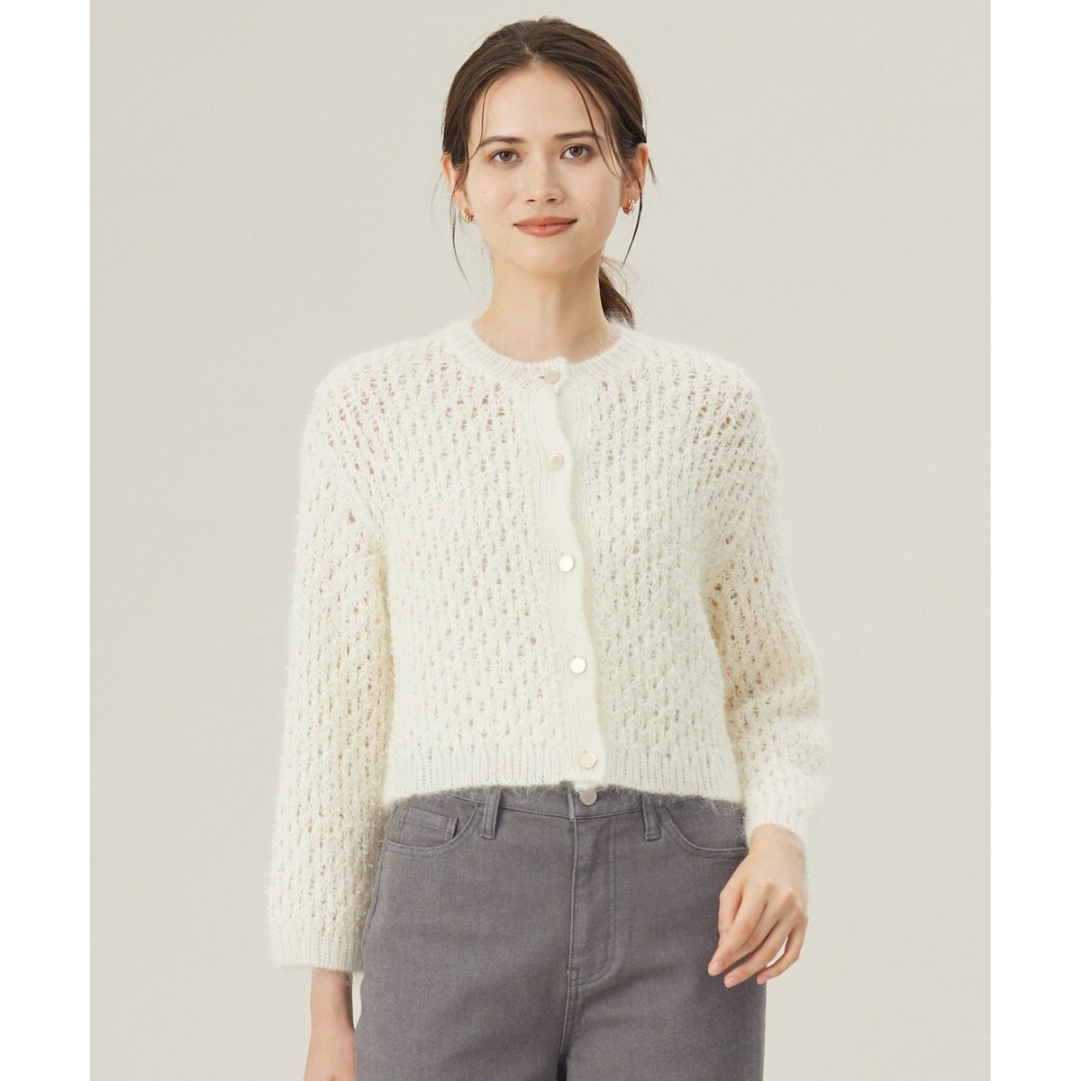 カタログ掲載】テープヤーン カーディガン | 自由区(JIYU-KU