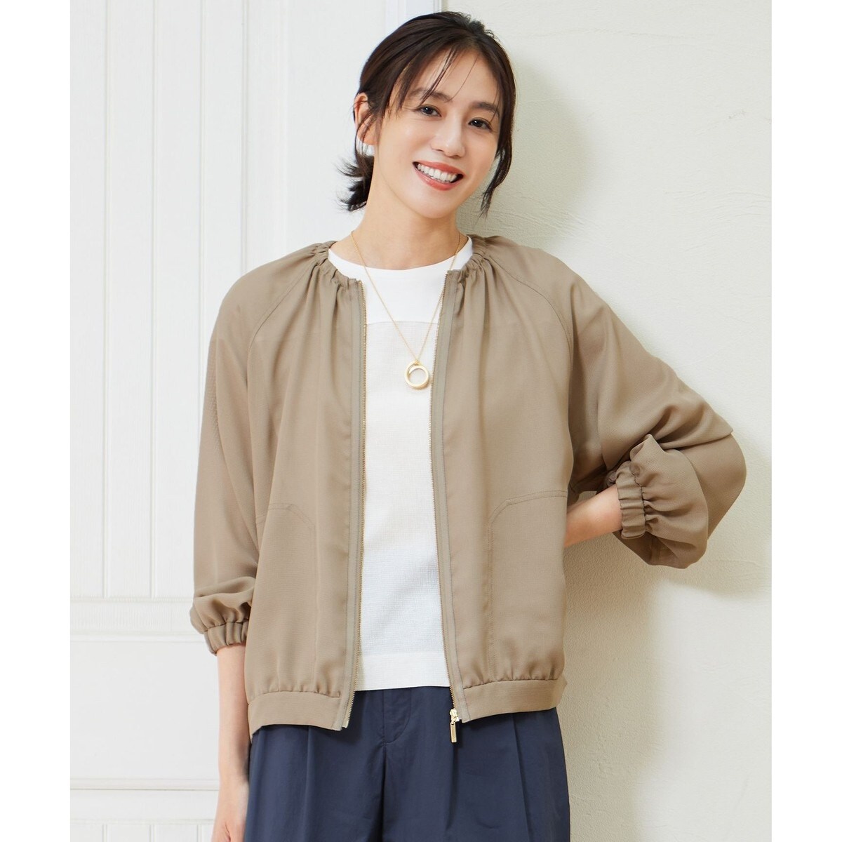 洗える】エンブロイダリー ブルゾン | 自由区(JIYU-KU) | マルイウェブ