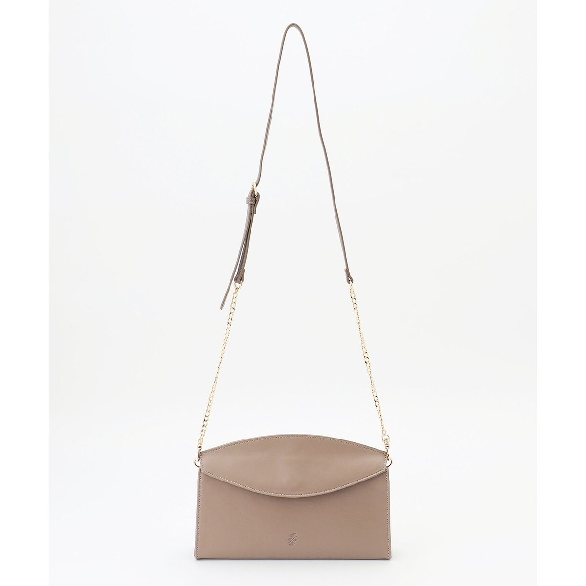 【SHIHOさん着用・2WAY仕様】フラップカーブミニクラッチ バッグ