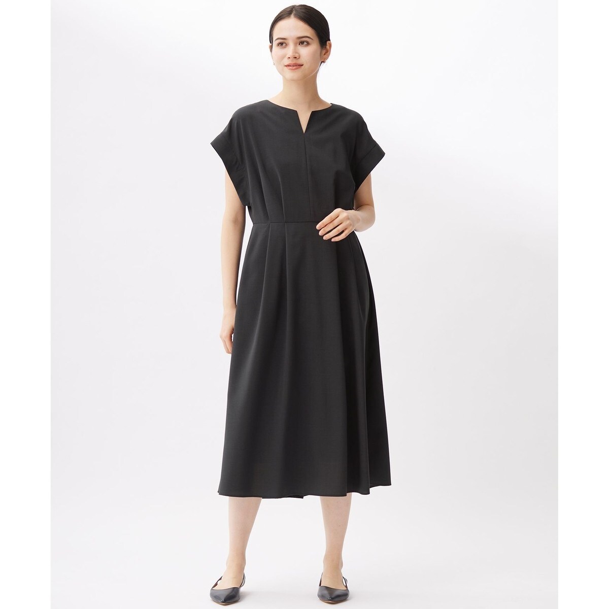 カタログ掲載・接触冷感・洗える】エンブロイダリーローンシャツ