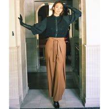 【SHIHOさん着用】レースブロッキング ブラウス