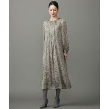 マルチポルカドットプリント ワンピース