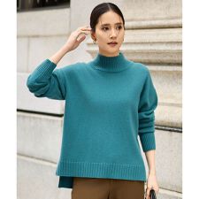 ウールカシミヤブレンドハイネック ニット