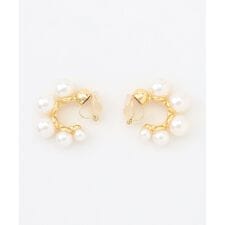 【カタログ掲載】パールサークル イヤリング