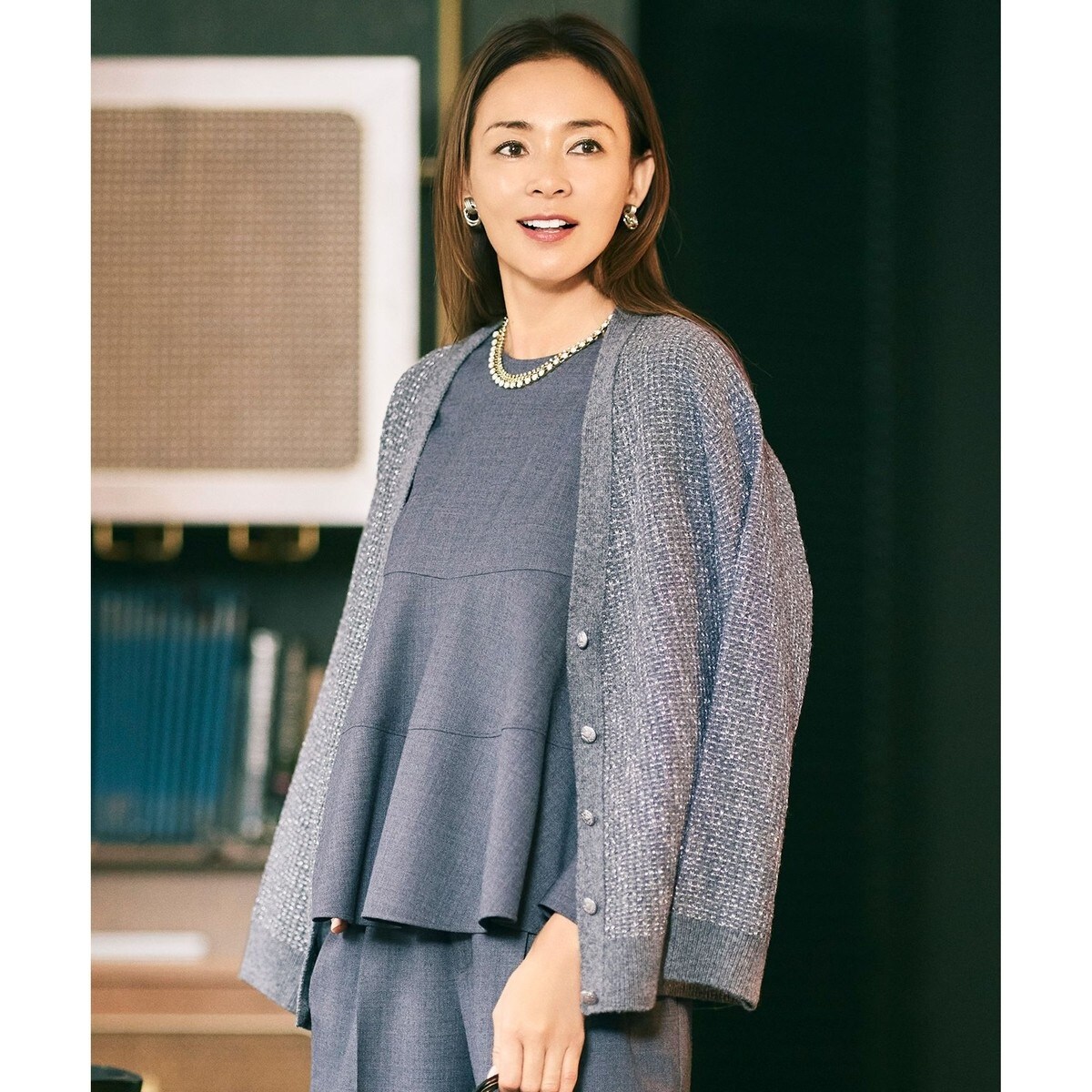 ミックスツイードニット カーディガン | 自由区(JIYU-KU) | マルイ