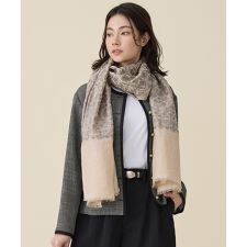 【SHIHOさん着用・冷房対策にも】レースエンブロイダリー ストール