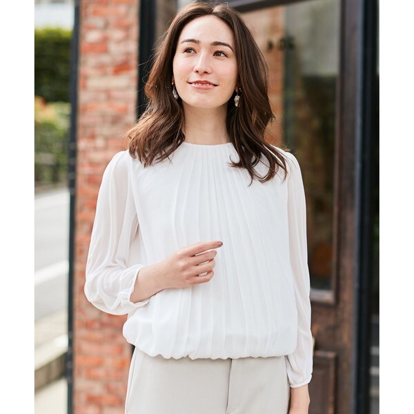 tシャツ 「新色追加・洗える」ロイヤルシフォン プルオーバーブラウス レディース 新色追加・洗える】ロイヤルシフォン プルオーバーブラウス（T