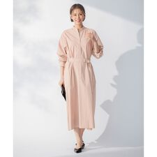 【洗える】ストレッチタイプライターシャツ ワンピース