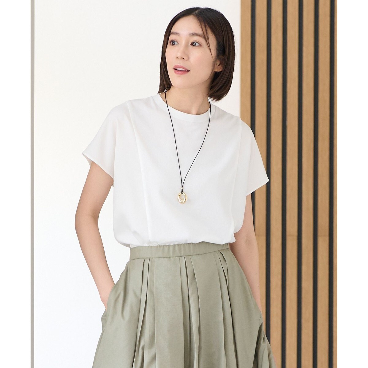 【洗える】ハイブリットレーヨンアムンゼン ブラウス