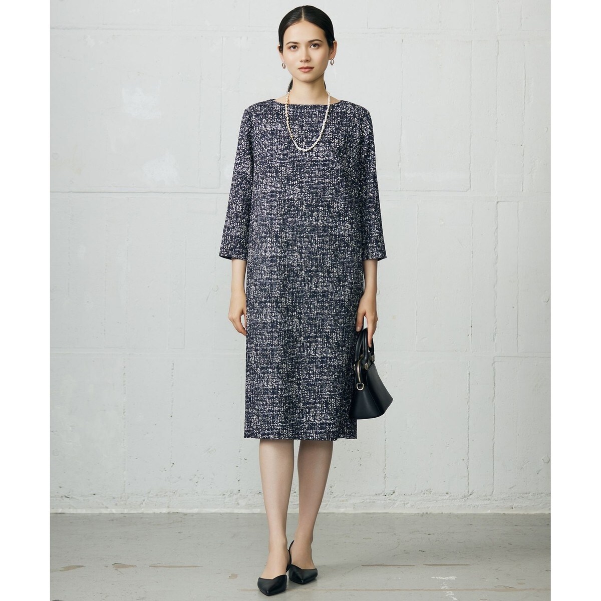 【新品未使用】自由区 ワンピース 「洗える」オパールプリント ワンピース 40 洗える】オパールプリント ワンピース（ワンピース）｜自由区