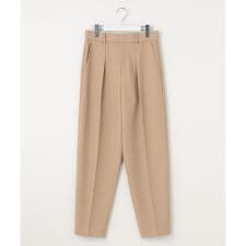 【洗える】オックスストレッチテーパード パンツ