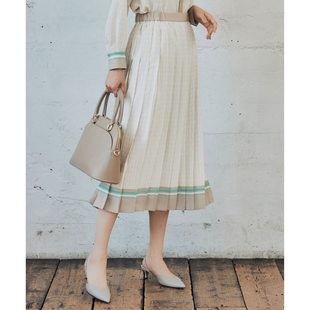 セットアップ対応・洗える】モノグラムプリント スカート | 自由区