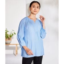 【洗える】SOMELOSテンセルスキッパー ブラウス