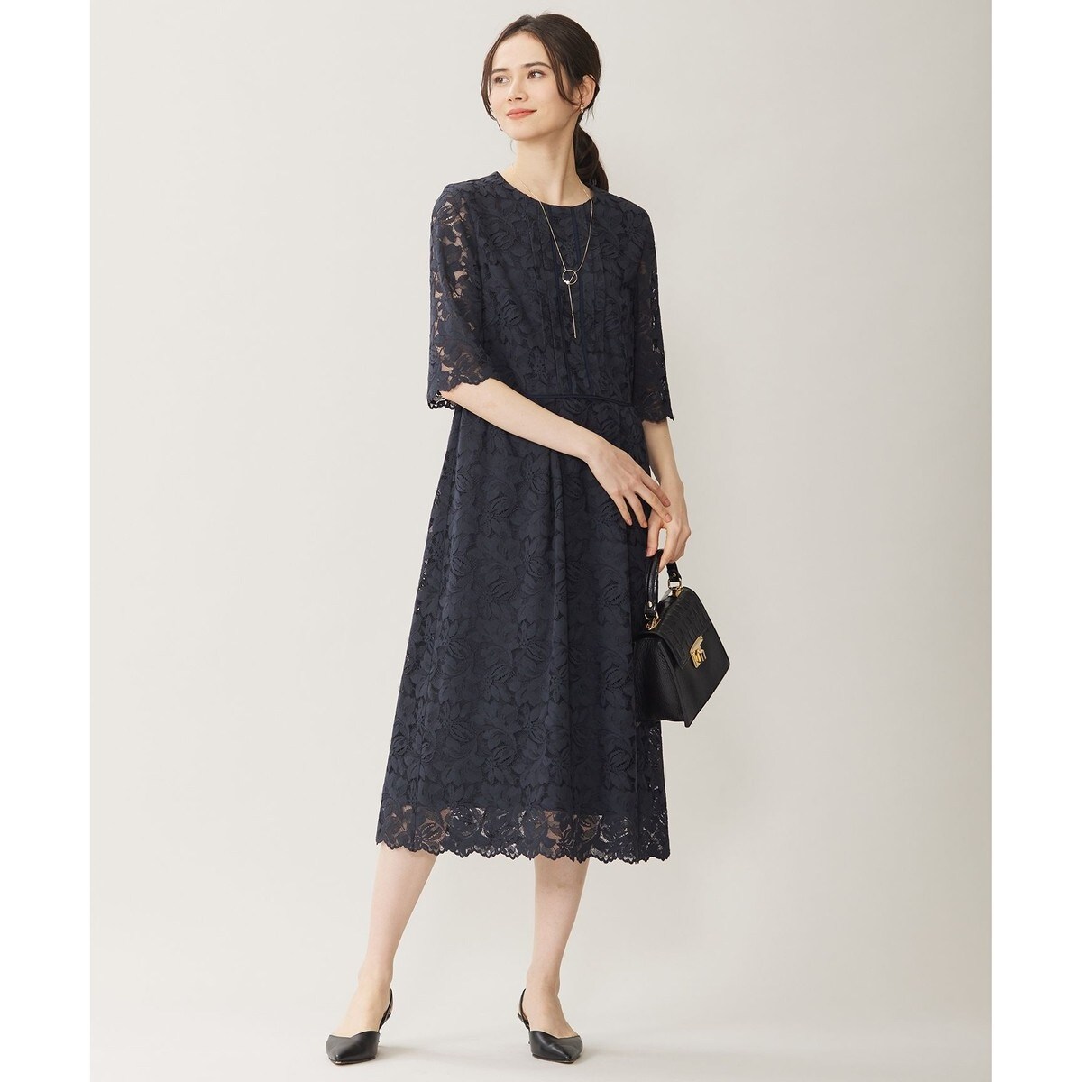 【自由区】今季 完売 ブロンズチェックジャガードワンピース　32 XSサイズ相当 自由区】今季 完売 ブロンズチェックジャガードワンピース 32 XS