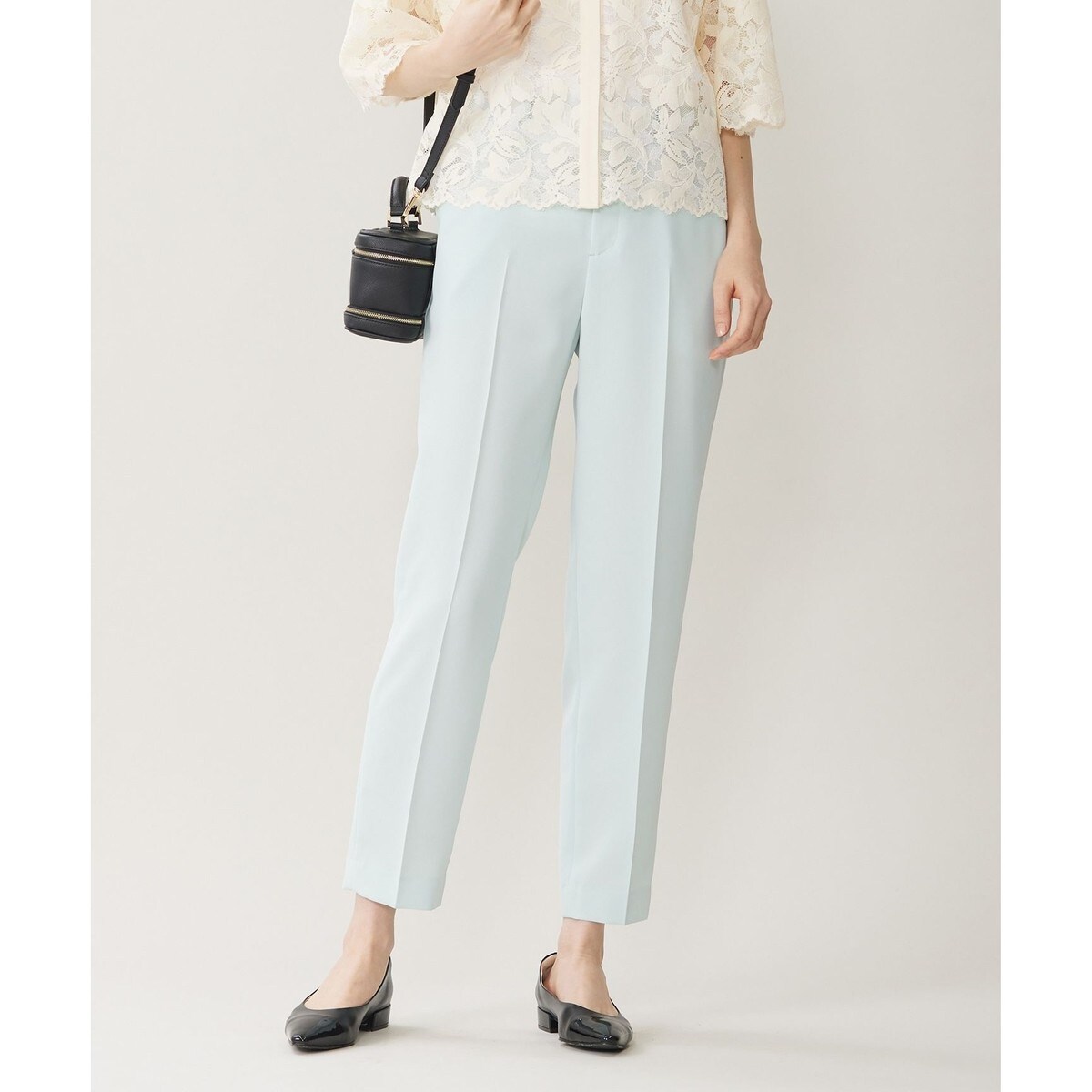 【セットアップ対応・UVカット・接触冷感・洗える】ライトストレッチテーパード パンツ