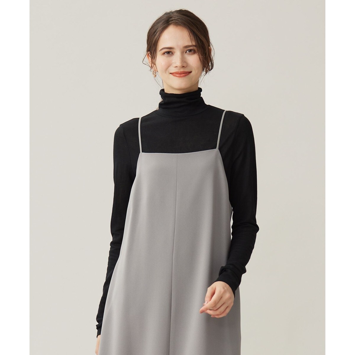 スーパーハッカ　ウールガーゼ　スロウフラワープリントワンピース 21号】ウールガーゼ スロウフラワープリントワンピース