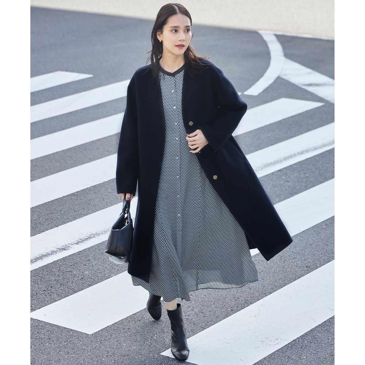 パフスリーブウールコート | ルージュ・ヴィフ ラクレ(Rouge vif