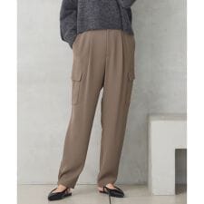 【洗える】ダブルクロスカーゴ パンツ