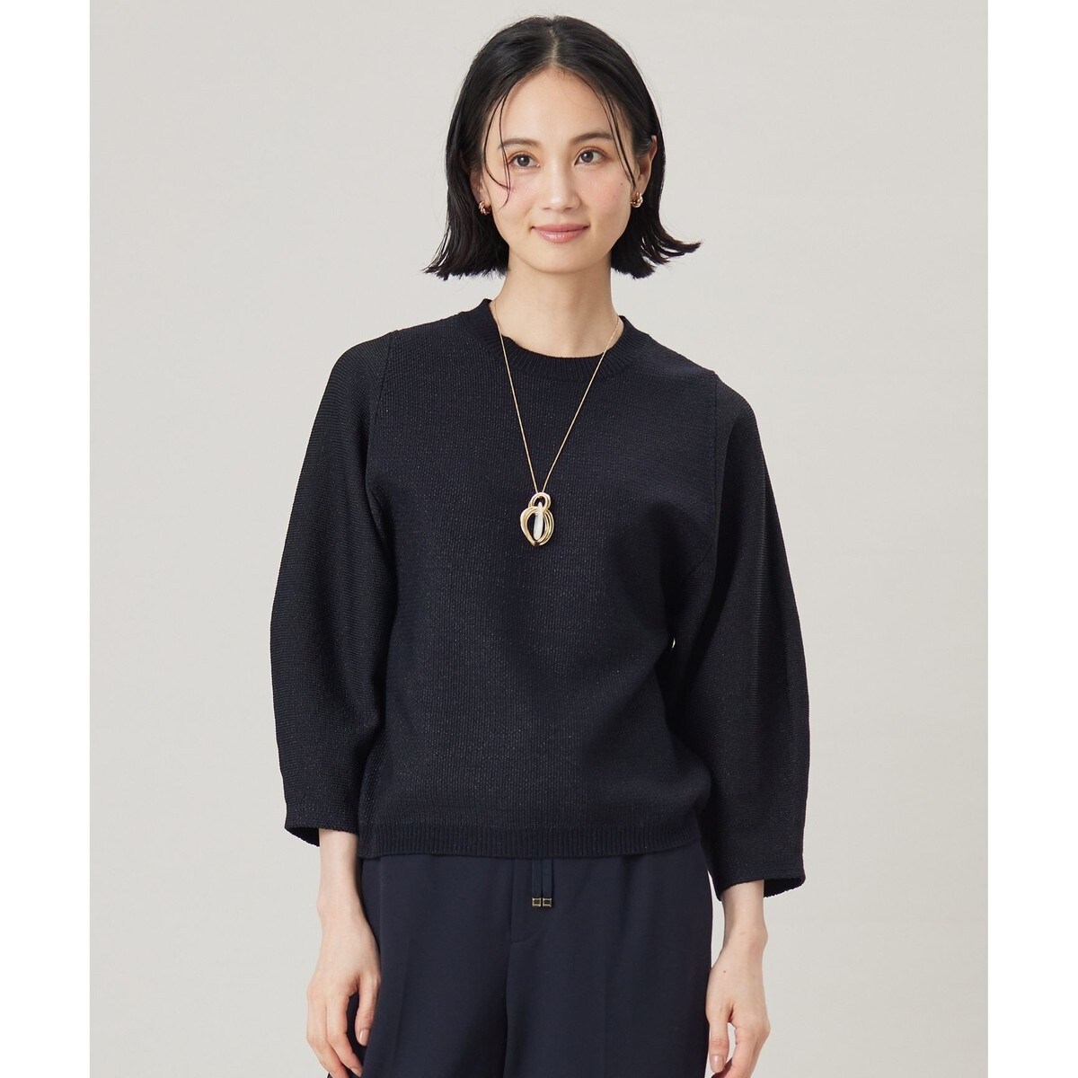 洗える】ダブルフェイス プルオーバー ニット | 23区(23KU) | マルイ