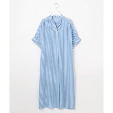 【定番人気・新色追加・1枚でサマになる】リヨセルポプリンシャツ ワンピース