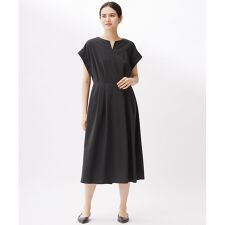 【17号サイズまで展開・カタログ掲載・UVカット・洗える】ウーステッドライク ワンピース