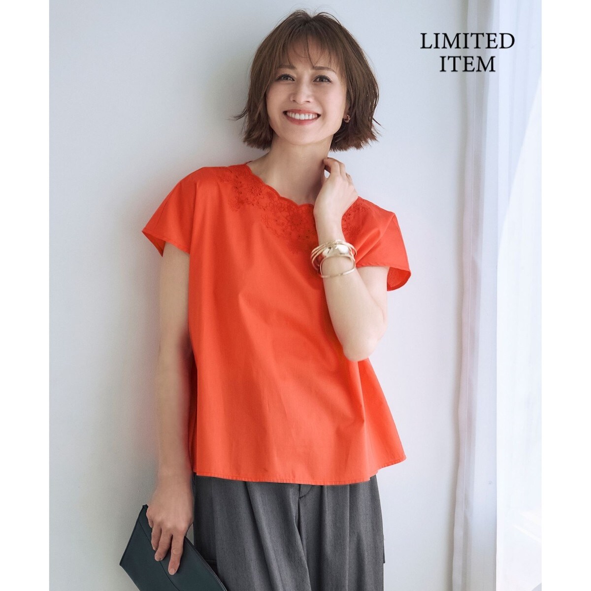 洗える】ソフトリネンペプラム ブラウス | 自由区(JIYU-KU) | マルイ