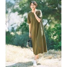 【17号サイズまで・カタログ掲載・WEB限定・接触冷感・UVカット・洗える】ファンクショナル ドレス